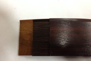 Нащельник пвх тёмный дуб 40 мм